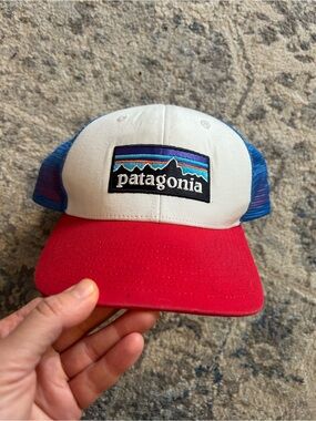 Patagonia Red White Blue SnapBack Hat Adjustable